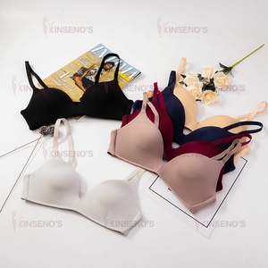 <span class=keywords><strong>Soutien</strong></span>-<span class=keywords><strong>gorge</strong></span> Push Up sans couture, Simple, solide, fin, sans fil, pour filles et femmes, livraison directe - Product Image 3