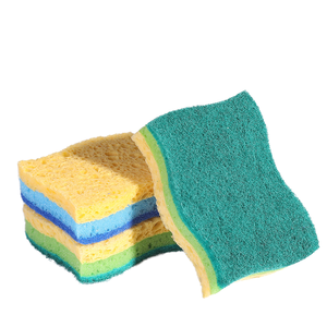 Cleanfull L Eco-Friendly <span class=keywords><strong>Natura</strong></span> Esponja de celulosa compuesto estropajo Hecho Pulpa de madera Cocina Lavado de platos - Product Image 2
