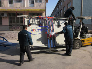 Mesin Perakitan Rangka HOLZTECH yang Dapat Disesuaikan, Langsung dari Pabrik, Mesin Pembuat Rangka Dua Sisi Kecepatan Tinggi - Product Image 5