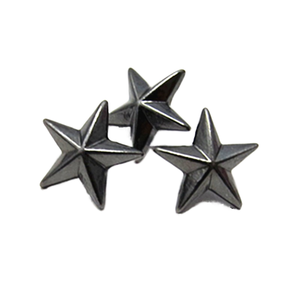 Directe Fabriek Groothandel <span class=keywords><strong>Custom</strong></span> Ster Vorm Zink Legering Jeans Klinknagels Goede Prijs Pin Knooponderdelen Plating Techniek Voor Kleding - Product Image 2