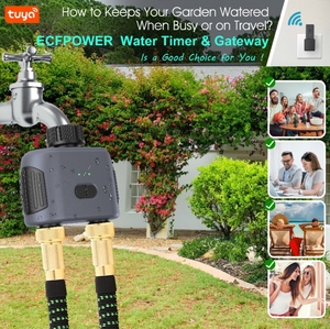 Bluetooth tuya app điều khiển tự động hẹn giờ nước tưới hệ thống tưới nước hẹn giờ vườn hẹn giờ sgw02mb + gateway02 - Product Image 4