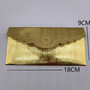 Sobre Personalizado con Papel Dorado, Sobre para Billetes de 100 Dólares, Empaque para <span class=keywords><strong>Sobres</strong></span> - Product Image 4