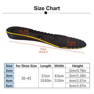 Solette Rialzanti in EVA <span class=keywords><strong>con</strong></span> Massaggio Magnetico, Inserti Invisibili <span class=keywords><strong>per</strong></span> <span class=keywords><strong>Scarpe</strong></span>, Supporto <span class=keywords><strong>per</strong></span> Arco Plantare, Assorbimento degli Urti, Unisex - Product Image 4