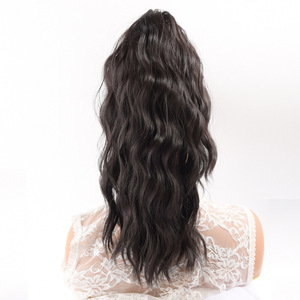 Peluca de cola de caballo para mujer, agarre grande, cordón corrugado con agua, máquina de Clip, doble trama, simulación Natural de moda - Product Image 5
