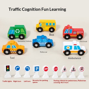 Nuevo Juego de Señales de Tráfico de Madera para Niños, Juguete Educativo Temprano, Combinación de Juguetes Montessori para Niños y Niñas - Product Image 6