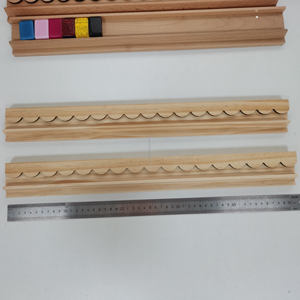 Luxuriöse Holz-Mahjong-Gestelle & -Schieber (4er-Set) Maßgefertigtes 18-Zoll-Muscheldesign Amerikanisches Mahjong-Gestell Tragbarer Magnetischer Schieber - Product Image 2