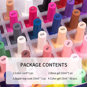 Kit personalizado HONEY GIRL, <span class=keywords><strong>esmalte</strong></span> <span class=keywords><strong>de</strong></span> <span class=keywords><strong>uñas</strong></span> en Gel acrílico UV, conjunto completo OEM, <span class=keywords><strong>esmalte</strong></span> <span class=keywords><strong>de</strong></span> <span class=keywords><strong>uñas</strong></span> en Gel <span class=keywords><strong>de</strong></span> 60 colores, barniz esmaltado <span class=keywords><strong>de</strong></span> etiqueta privada - Product Image 3