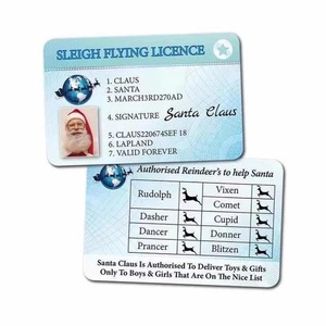 Suministros <span class=keywords><strong>de</strong></span> decoración para árbol <span class=keywords><strong>de</strong></span> navidad, regalos para niños, Nochebuena, <span class=keywords><strong>licencia</strong></span> <span class=keywords><strong>de</strong></span> conducción, <span class=keywords><strong>licencia</strong></span> <span class=keywords><strong>de</strong></span> vuelo <span class=keywords><strong>de</strong></span> Santa Claus - Product Image 5