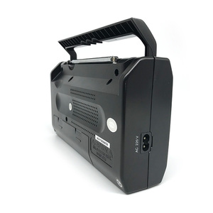 Radio analógica portátil de 10 bandas, altavoz incorporado receptor mundial con mango y de sensibilidad, <span class=keywords><strong>FM</strong></span>/TV/AM/SW1-7 - Product Image 3