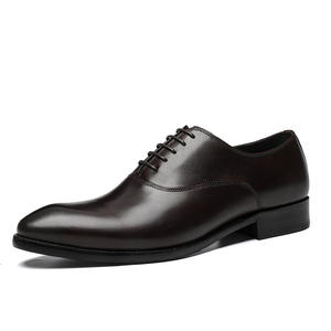 Chaussures habillées Oxford de haute qualité Style britannique chaussures de mariage de luxe chaussures formelles messieurs en cuir véritable PU souple vente à chaud britannique - Product Image 6
