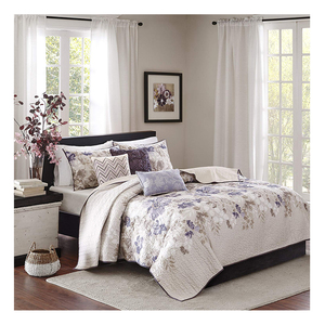 Bộ trải giường microfiber bán chạy 6 món, cỡ King, họa tiết nổi, đóng gói trong túi - Product Image 5