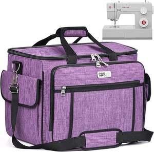 Échantillon gratuit, chariot de machine à coudre personnalisé en usine, sac de transport en cuir, sac de transport portable, mini sac de rangement de voyage - Product Image 1