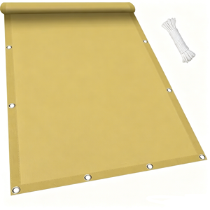 <span class=keywords><strong>Voile</strong></span> <span class=keywords><strong>d</strong></span>'<span class=keywords><strong>ombrage</strong></span> rectangulaire DaringFish 0,8 x <span class=keywords><strong>3</strong></span> m en HDPE imperméable, protection UV à 98 %, écran de balcon, bâche avec œillets et cordons pour patio et jardin - Product Image 3