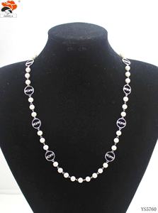 SIGMA GAMMA RHO PERLAS DE CRISTAL Collar de perlas hecho a mano Sorority JOYERÍA Delta Iota Delta Zeta - Product Image 3