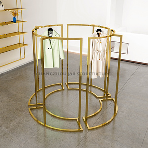منتج جديد من الفولاذ المقاوم للصدأ رف ملابس معلق ذهبي للملابس من التيتانيوم - Product Image 3