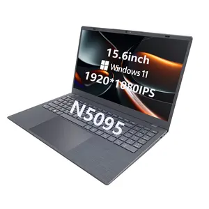 Intel N5095A 16GB RAM卸売コンピューターノートパソコン真新しいバックライト付きキーボードと指紋ストックビジネスラップトップ