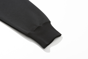 Sudadera con capucha de gran tamaño para mujer 2025, cuello de hombro caído, tejido de punto transpirable, estampado frontal, Otoño Invierno - Product Image 5