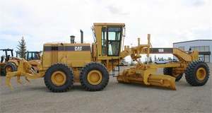 Niveleuse Caterpillar 16H d'origine, niveleuse d'occasion bon marché USA Cat 16H à bas prix à Shanghai - Product Image 6