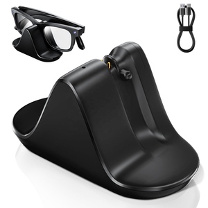 Base de Carga para Gafas Inteligentes Ray-Ban Aolion con Asistente de IA, Carga USB, Color Negro, Compatible con los Modelos Wayfarer META RW4006/RW4008 - Product Image 1