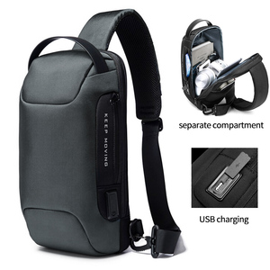 Fabrik heiße OEM benutzer definierte Männer reisen <span class=keywords><strong>Anti</strong></span>-Diebstahl Schulter koreanischen Stil Cross body wasserdichte Herren maßge schneiderte Schulter tasche - Product Image 1