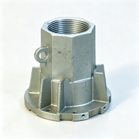 Boîtier de bride en métal moulé sur mesure de haute qualité avec filetage interne, pièces de machines industrielles, composants moulés durables
