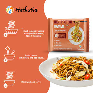 Nouilles instantanées végétaliennes riches en protéines, saveur poulet épicé, non frites, 29 g de protéines, choix sain - Product Image 3