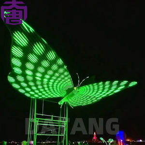 Silla Columpio LED de Plástico Impermeable con Luces RGB IP65 para Parque Temático, Venta al por Mayor, 1 Año de Garantía, ¡En Oferta! - Product Image 3