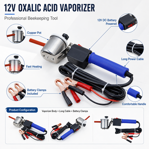 Vaporisateur d'acide oxalique électrique 12V, fourni directement par l'usine, fumigateur apicole, outil de lutte contre les acariens Varroa pour apiculture - Product Image 4