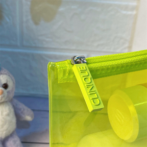 Transparent PVC Waterproof Cute Candy Color 8Inch Cosmetic <b>Bag</b> High End Durable <b>Makeup</b> <b>Bag</b> - Product Image 6