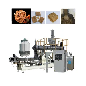 HMMA-máquina extrusora de carne analógica de alta humedad, línea de producción de carne vegana de proteína de soja europea, Jinan DG