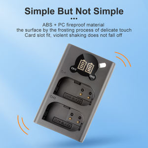 Écran LCD intelligent Batterie DMW-BLK22 à 2 canaux Double <span class=keywords><strong>chargeur</strong></span> rapide pour caméras DC-S5 <span class=keywords><strong>LUMIX</strong></span> DC-S5 S5K - Product Image 4