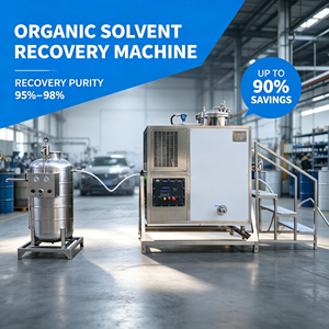 Machine d'extraction de solvants plus fine et économe en énergie, unité de récupération de solvants pour le dégraissage des métaux et le traitement des surfaces - Product Image 1