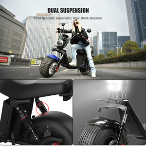 EEC COC Custom logo citycoco 2000w 60v haute vitesse 10 pouces gros pneus hors route <span class=keywords><strong>moto</strong></span> électrique avec 1500W puissance acier - Product Image 6