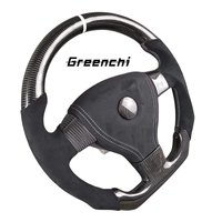 Volant sport en cuir et fibre de carbone pour VW Magotan / Passat B6