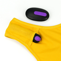 Lovetoy USB wiederauf ladbare Fernbedienung Gelbe Slips Vibrierende Höschen Tragbarer Mini Bullet Vibrator für Frauen Sexspielzeug im Freien