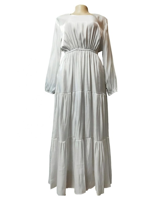 New Arrival Silk Material Muslim Women Clothing Islamic for Summer Plain