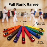 Vente en gros Ceintures d'arts martiaux Woosung Ceinture de karaté Ceintures de taekwondo