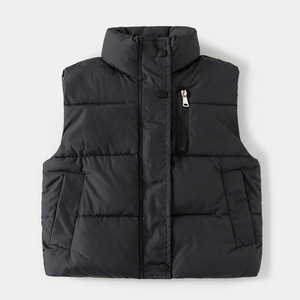 Gilet d'hiver décontracté pour garçons 2026, nouveau style coréen, <span class=keywords><strong>veste</strong></span> <span class=keywords><strong>sans</strong></span> <span class=keywords><strong>manches</strong></span> à fermeture éclair pour enfants, manteau en coton épais, <span class=keywords><strong>veste</strong></span> épaisse - Product Image 3