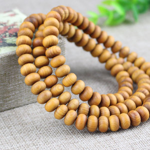 Bracelets en cyprès de Sichuan, 108 perles, style abaque, perles de prière bouddhistes, bijoux religieux unisexes, origine Hangzhou - Product Image 3