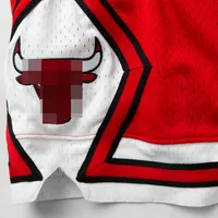 Factory direkt verkäufe mens nur shorts stickerei basketball shorts 1997-98 Bulls Mens Shorts
