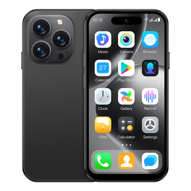 4.0-Inch HD Mini Smartphone MTK6580M Quad-Core 2GB RAM+64GB Dual SIM 4G LTE 2MP+5MP Cameras Android 10 English French Spanish