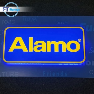 Letrero Luminoso LED Personalizado para Alamo Car Rental, Resistente al Agua, para Publicidad en Tiendas <span class=keywords><strong>de</strong></span> Alquiler <span class=keywords><strong>de</strong></span> Autos - Product Image 2
