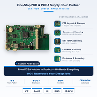 Fabricante de ensamblaje de placas de circuito impreso PCBA, placa de control principal personalizada OEM ODM, controlador MCU, placa base multicapa SMT, solución llave en mano.