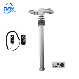 Tour de bâtiment lumières halogène 1000W 9 12 mètres led 100w avec caméra 12V tour de maison lumineuse tour de mât lumineux mobile - Product Image 1