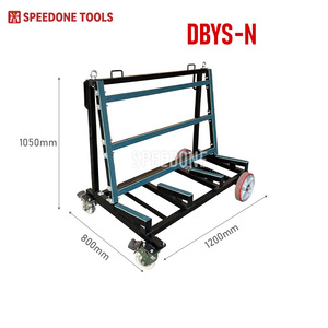 Factory Direct Single-sided Adjustable 1.5T Transport <strong>Cart</strong> and Slab Transporter for Construction Site Warehouse Glass <strong>Handling</strong> - Product Image 4