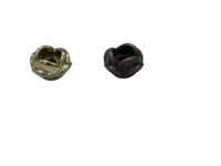 DS01 Funbri Accessoires de cercueil en bois, Balle en Zamak Rose, Manigile, Style Européen, Adulte, Or brillant