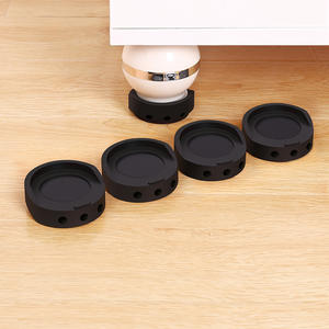 Patins <span class=keywords><strong>de</strong></span> <span class=keywords><strong>protection</strong></span> en caoutchouc pour pieds <span class=keywords><strong>de</strong></span> meubles (bureau, <span class=keywords><strong>chaise</strong></span>, table) avec protections en feutre, noirs, durables et antichoc, revêtement <span class=keywords><strong>de</strong></span> sol robuste - Product Image 4