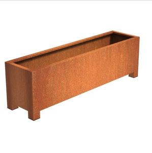 <span class=keywords><strong>Pieds</strong></span> <span class=keywords><strong>sur</strong></span>élevés Pots de fleurs en métal et jardinières en acier corten Décor de jardin Jardinières élégantes - Product Image 2