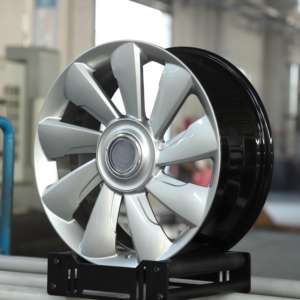 ล้อฟอร์จ HTOR 19 20 21 22 นิ้ว 5x112 5x114.3 รุ่น Aero สีเงิน ลายพัดลม สำหรับรถยนต์รุ่น S EQS Taycan A8 - Product Image 2