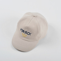 Moinmlon Primavera Verano estilo coreano gorra de béisbol para niños bordado bebé sombrilla transpirable algodón protector solar sombrero